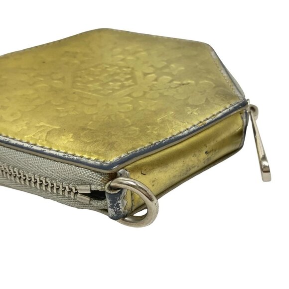 Auth LOUIS VUITTON Porte Monnaie Flocon M58215 Argent Monogram Vernis - SN4029 - Picture 3 of 7